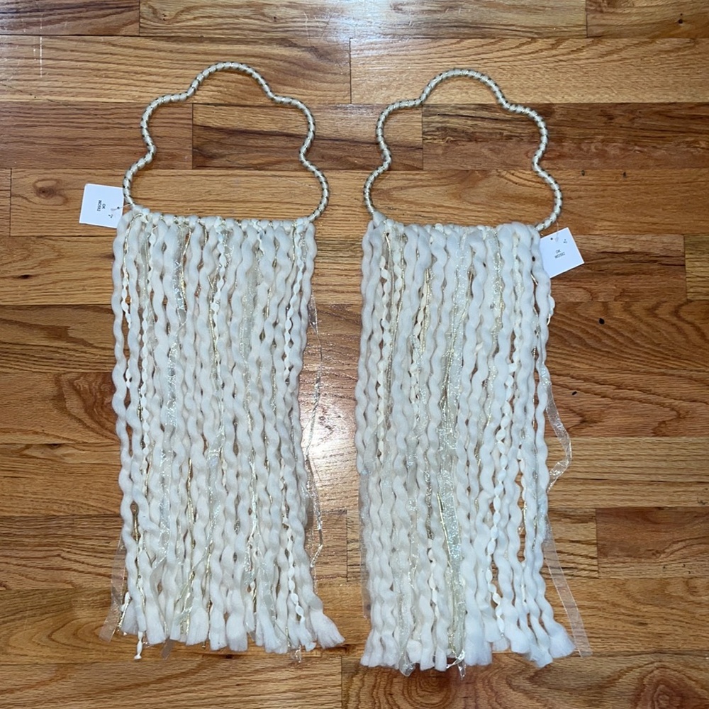 2 Sets children baby nursery hanging clouds